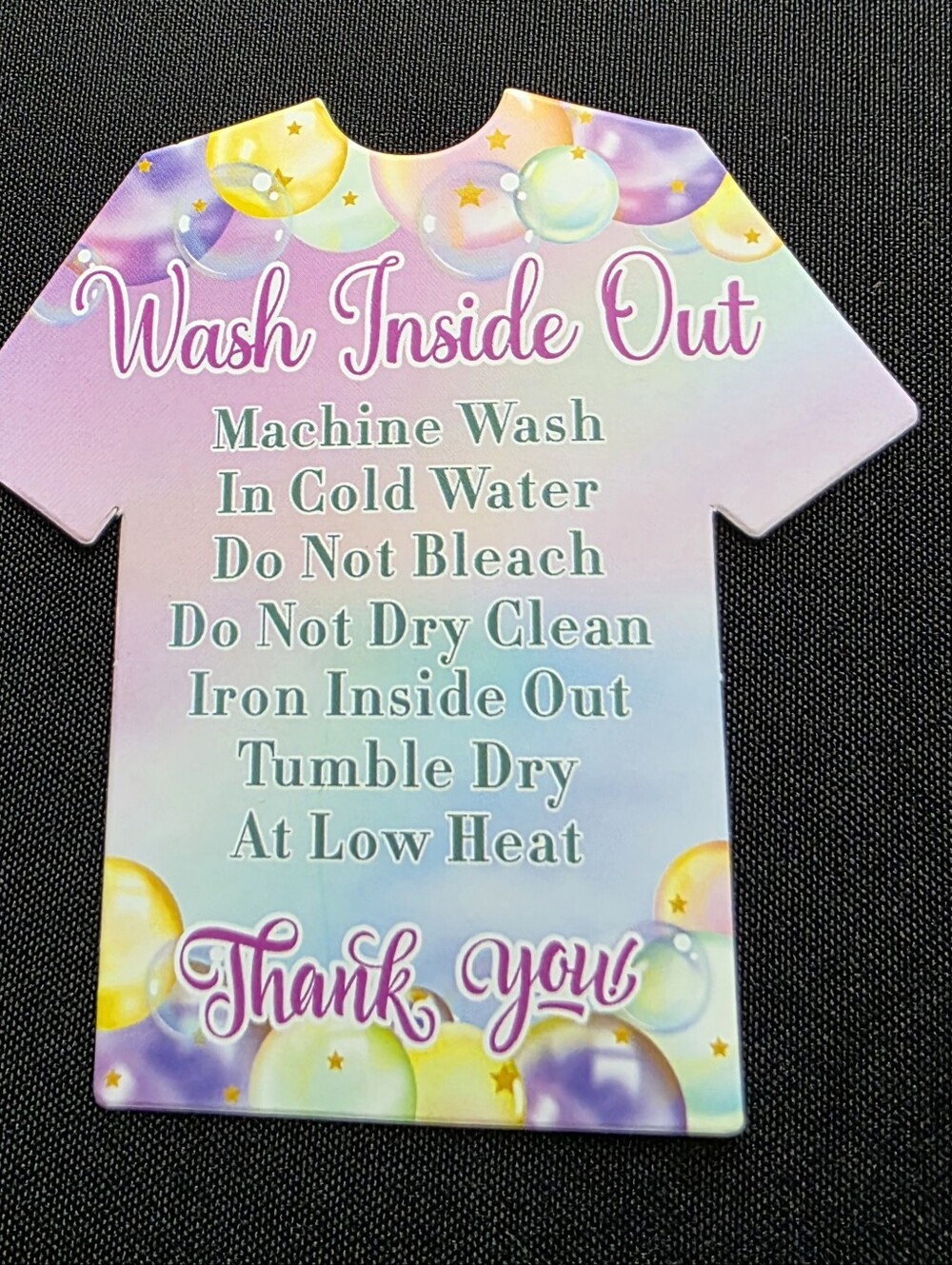 Gildan White Tee with Pink and Blue Cross Graphic - Picture 8 of 8